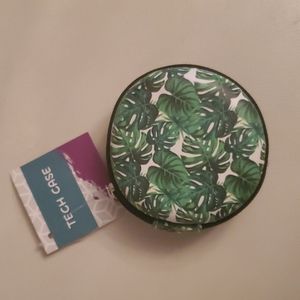 Tech Case Cute Green Forest Headphones Earphone Case